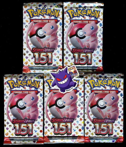 Scarlet & Violet 151 - 5 Booster Packs