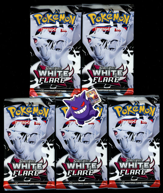 White Flare 5 Booster Packs