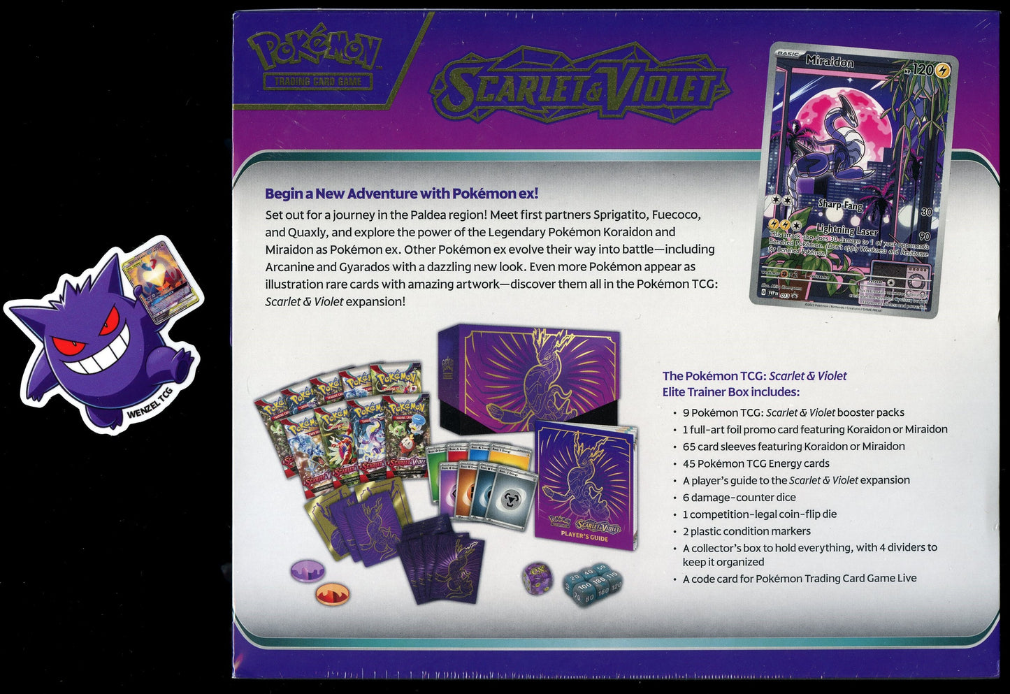 Scarlet & Violet Base Elite Trainer Box (Miraidon)