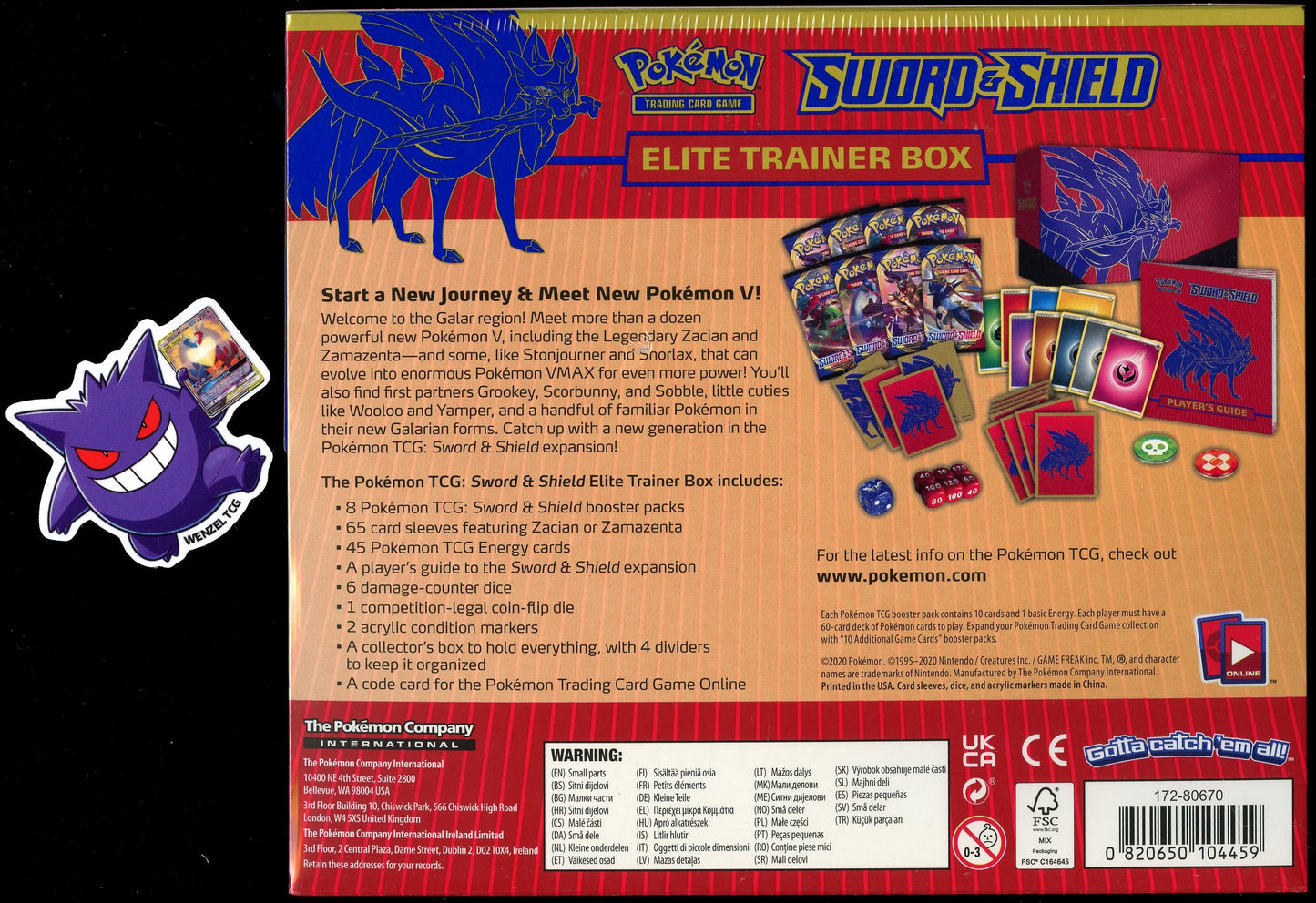 Sword & Shield Elite Trainer Box (Zacian)