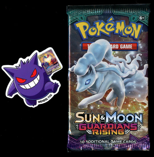 pokemon tcg sun & moon guardians rising booster box TCG: and Pack Shopville This booster contains a total of 10 cards Pokemon Sun Moon Guardians Rising