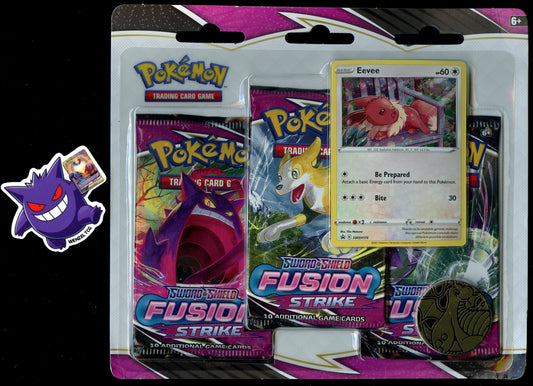 Fusion Strike 3 Pack Blister (Eevee)