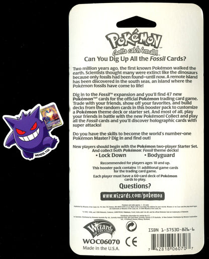 Fossil Booster Pack Blister Zapdos Art