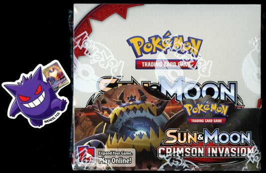 Sun & Moon Crimson Invasion Booster Box