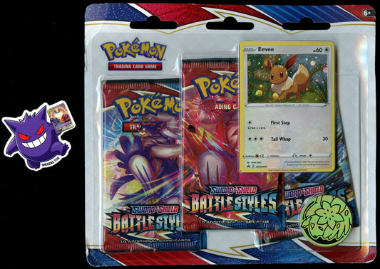 Battle Styles 3 Pack Blister (Eevee)