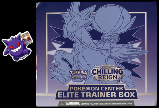 Pokemon Center Chilling Reign Elite Trainer Box (Ice Rider)