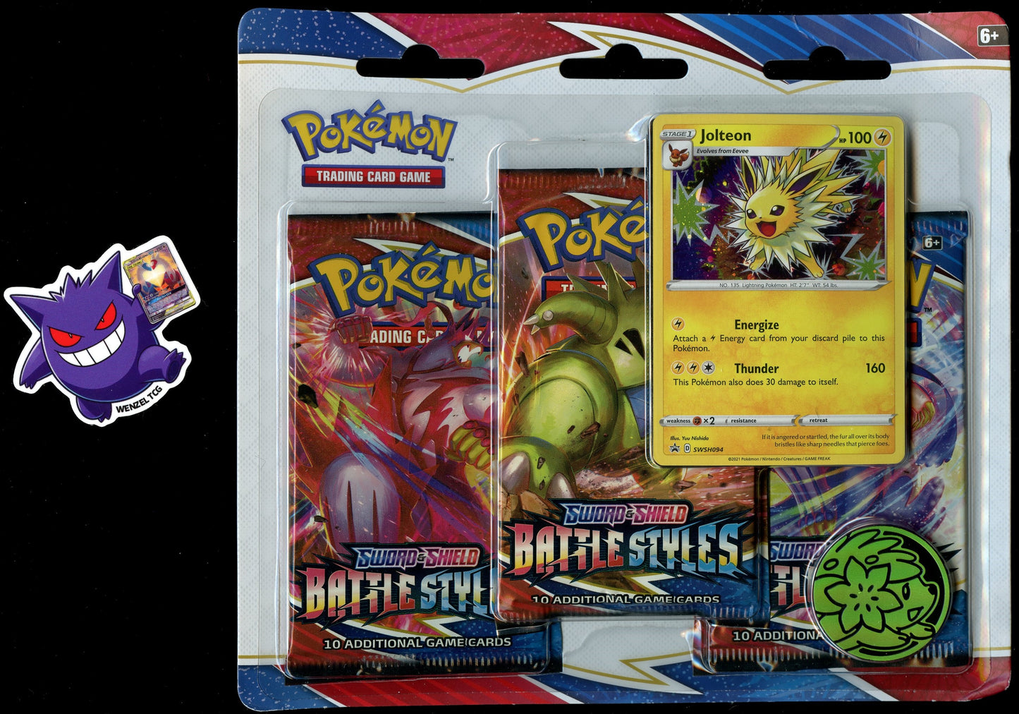 Battle Styles 3 Pack Blister (Jolteon)