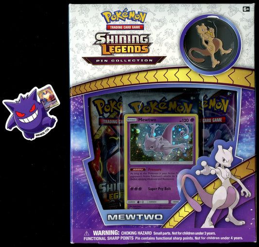 Shining Legends Pin Collection Mewtwo