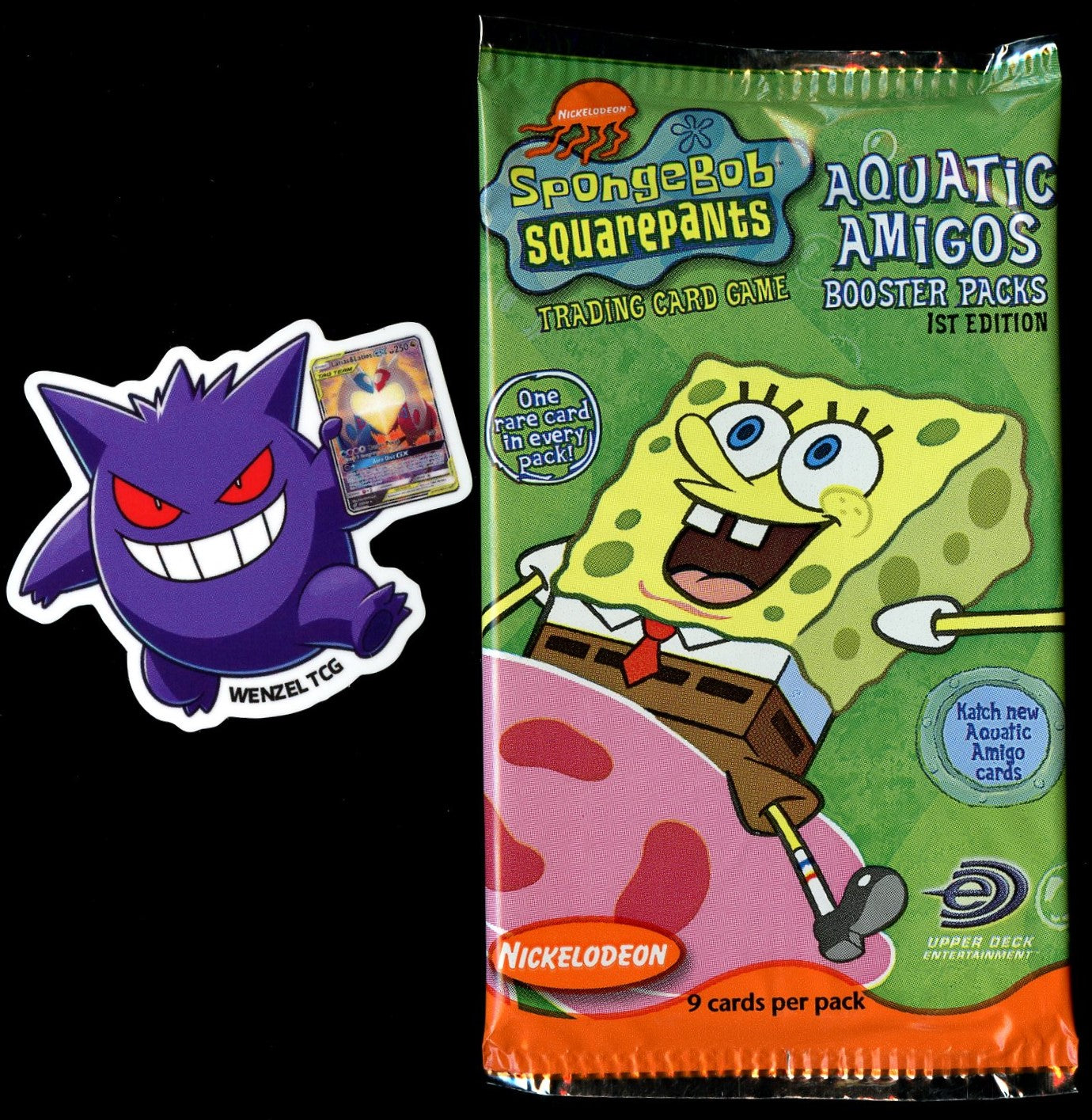 2003 Upper Deck SpongeBob SquarePants Aquatic Amigos 1st Edition Booster Pack