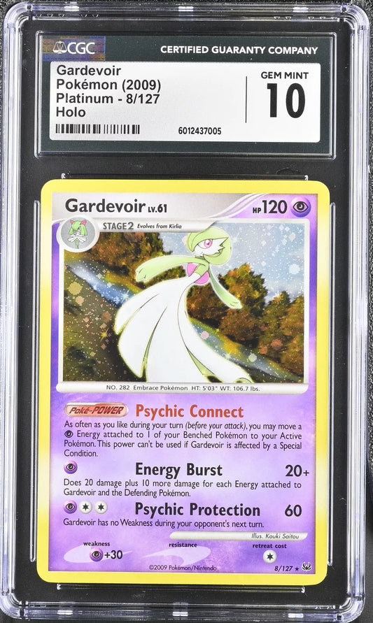 CGC 10 Gardevoir 2009 Platinum 8/127 Holo Pokemon Card