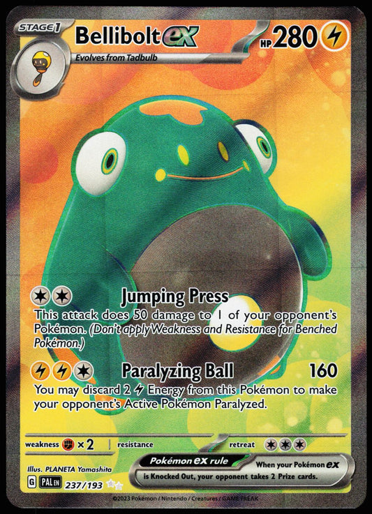Bellibolt ex 237/193 Ultra Rare Paldea Evolved Pokemon Holo Near Mint front