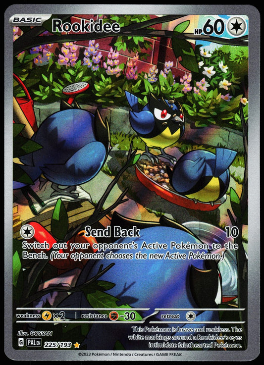 Rookidee 225/193 Illustration Rare Paldea Evolved Pokemon Holo Near Mint front