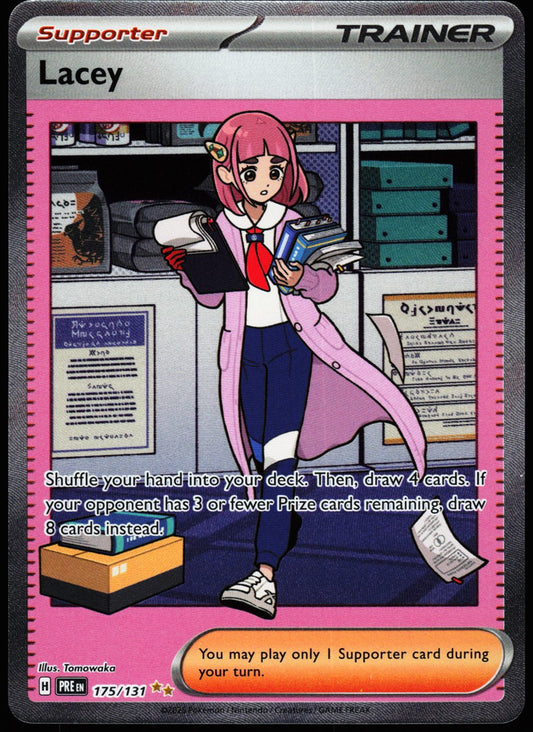 Lacey 175/131 Special Illustration Rare Prismatic Evolutions Pokemon Holo Near Mint front